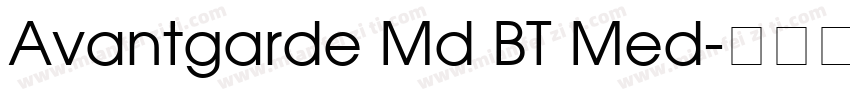 Avantgarde Md BT Med字体转换